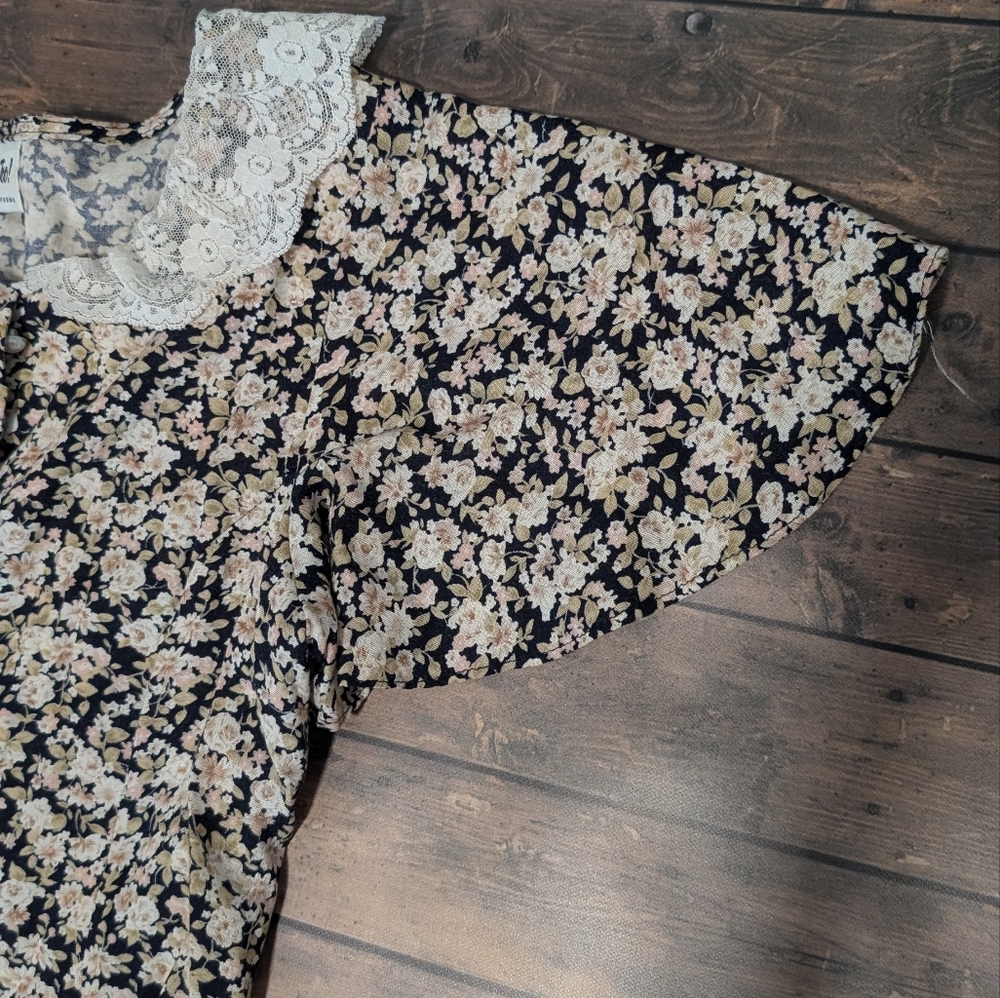 Vintage 90s Floral Amy Byer Dress - Picture 6 of 7